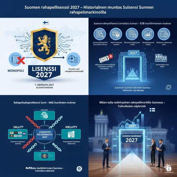 Suomen rahapelilisenssi 2027 – Historiallinen muutos Suomen rahapelimarkkinoilla