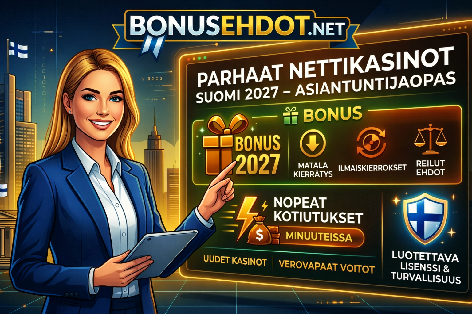 Parhaat nettikasinot Suomi 2027